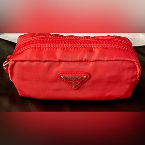 Prada - Re/Nylon Red Pouch for Cosmetics and/or Clutch - Excellent Condition